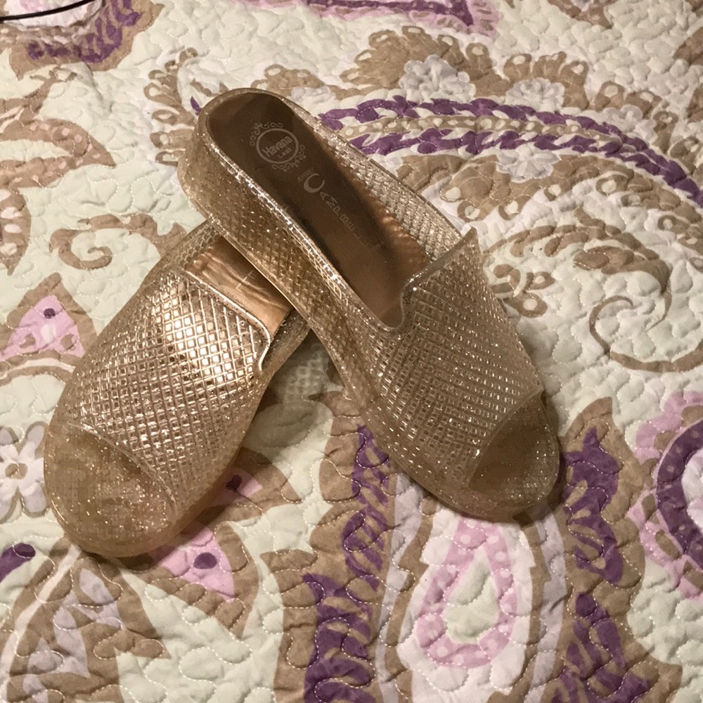 Jeffrey Campbell Shoes - Peach Glitter